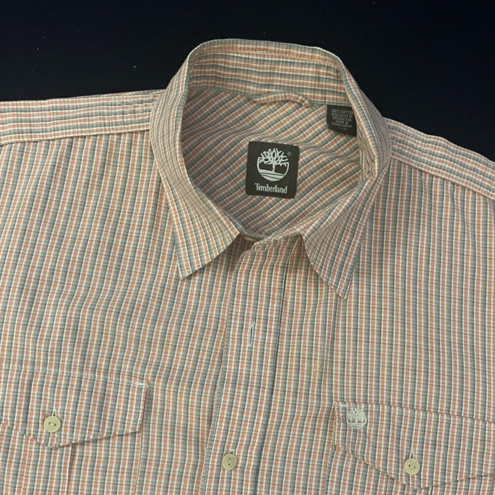 TIMBERLAND All Cotton Muted Plaid Shirt